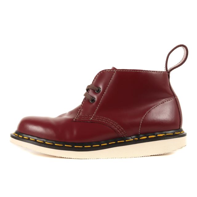 COMME des GARCONS HOMME DEUX コムデギャルソン オムドゥ サイズ:UK6.5 Dr.Martens レザー チャッカ ブーツ ブラウン コラボ 別注 シューズ 靴【メンズ】【中古】【美品】【K4267】