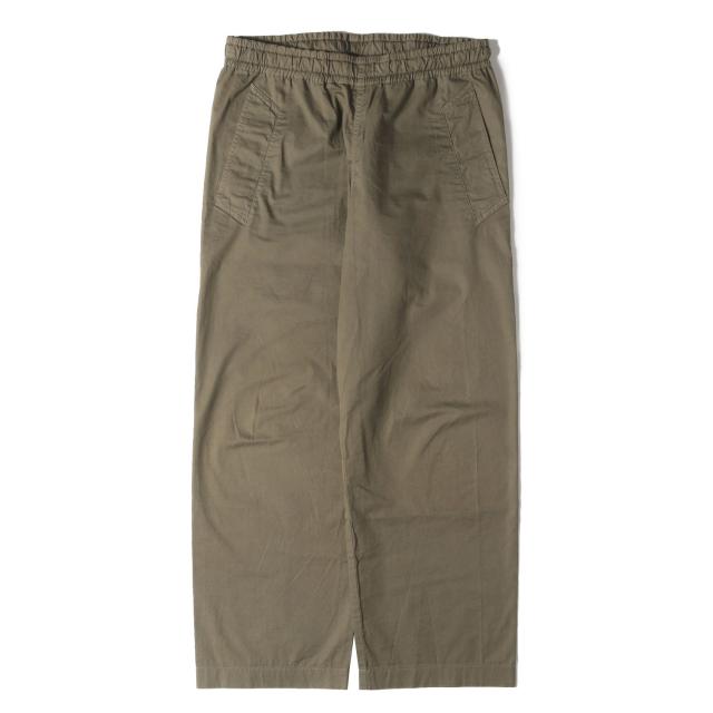 MHL. MARGARET HOWELL マーガレットハウエル パンツ カーキ サイズ:M | 20AW ポプリン イージー パンツ (596-1140507) | ボトムス ズボン【メンズ】【中古】【K4531】