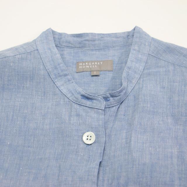 MARGARET HOWELL マーガレットハウエル シャツ ライトブルー サイズ:1