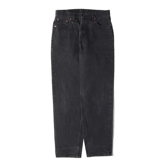 Levis / vintage ヴィンテージ リーバイス パンツ サイズ:M 90s 560 後染めブラック テーパード デニムパンツ (10560-0260 / USA製) 黒 50% ボトムス ズボン ジーンズ ジーパン【メンズ】【中古】【K4275】