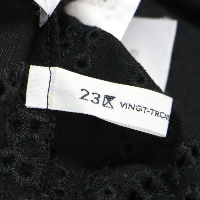 23区 ニジュウサンク キャミソール ブラック 黒 サイズ:32(XS) | 24春