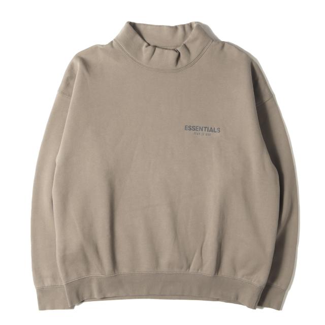 FEAR OF GOD フィアオブゴッド スウェット トープ系 サイズ:L | FOG ESSENTIALS オーバーサイズ モックネック スウェットシャツ | エッセンシャルズ | トップス トレーナー 【メンズ】【中古】【美品】【K4534】