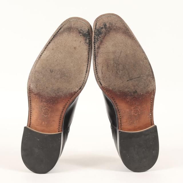 alfredo BANNISTER アルフレッドバニスター サイズ:41(26.0cm) | ストレートチップ レザー オックスフォード ドレス シューズ | ブラック 黒 | 靴 革靴【メンズ】【中古】【K4534】