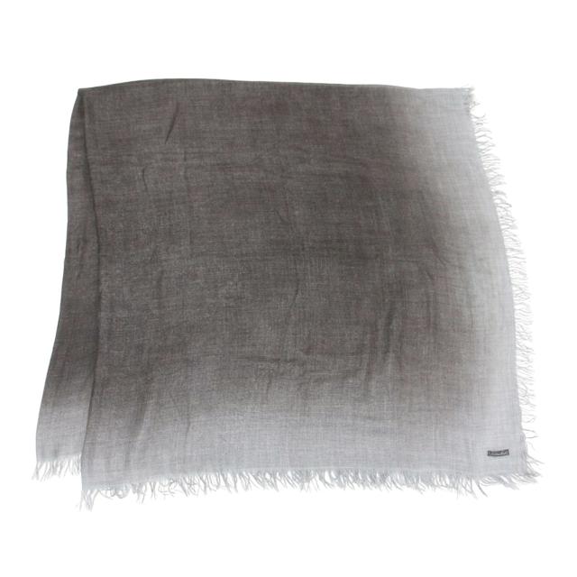 Faliero Sarti ファリエロサルティ ストール ブラウン系 | グラデーション 大判 ストール | フリンジ カシミヤ シルク | イタリア製 | ファッション アイテム 小物 雑貨【レディース】【中古】【K4534】