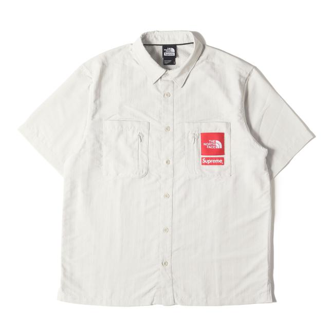 Supreme シュプリーム シャツ ストーン サイズ:M | 22SS THE NORTH FACE トレッキング 半袖シャツ (Trekking S/S Shirt) | トップス カジュアルシャツ | コラボ【メンズ】【中古】【美品】【K4535】