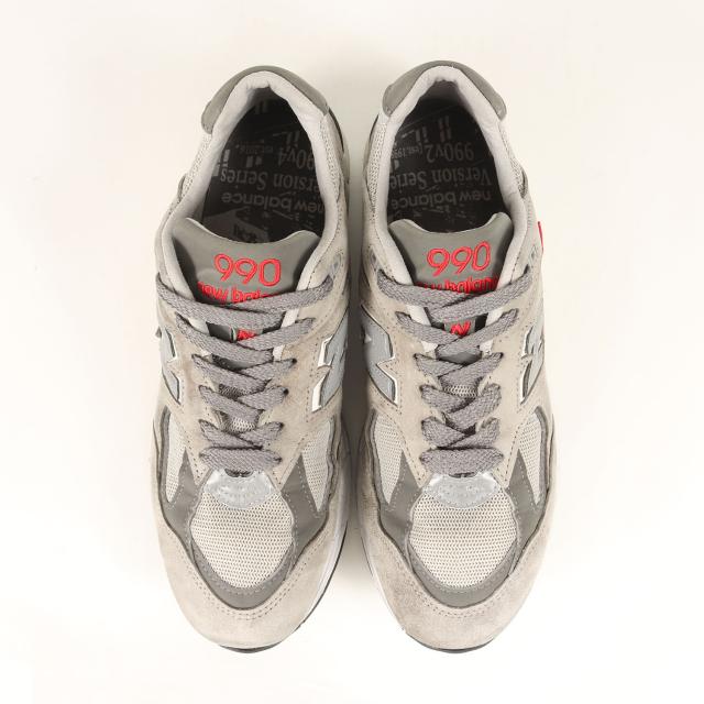 NEW BALANCE ニューバランス サイズ:US9.5 D(27.5cm) | M990 VS2 / V2 (MADE IN USA) | グレー | ローカット スニーカー シューズ 靴【メンズ】【中古】【K4536】