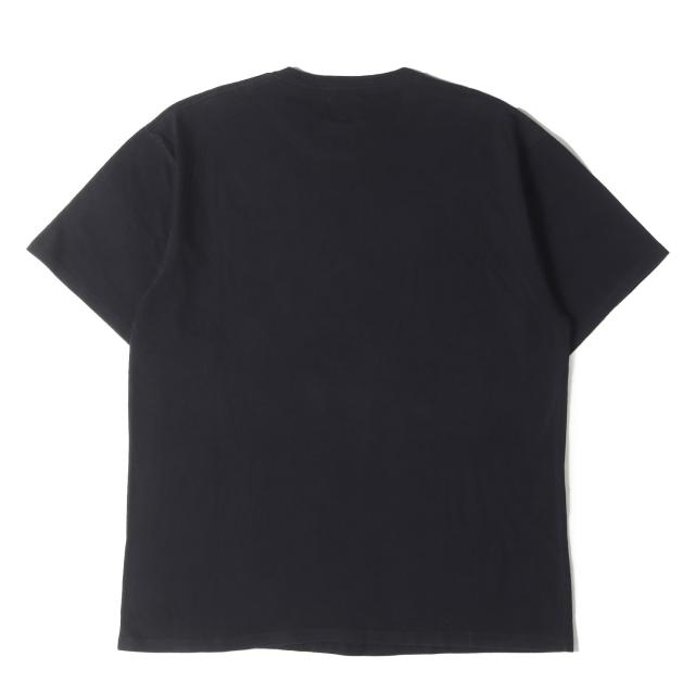 STUSSY ステューシー Tシャツ ブラック 黒 サイズ:XL | 90s OLD STUSSY アイコン プリント クルーネック Tシャツ (USA製) | トップス カットソー 半袖【メンズ】【中古】【K4537】_1
