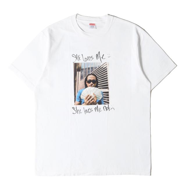 Supreme シュプリーム Tシャツ ホワイト 白 サイズ:L | 25SS マックス B フォト クルーネック Tシャツ (Max B Tee) | トップス カットソー 半袖【メンズ】【中古】【K4540】