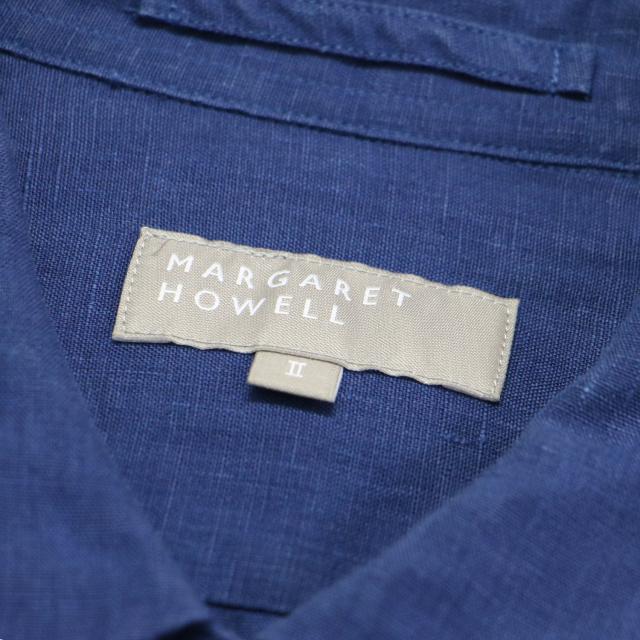 Margaret Howell マーガレットハウエル 七分袖 シャツワンピース