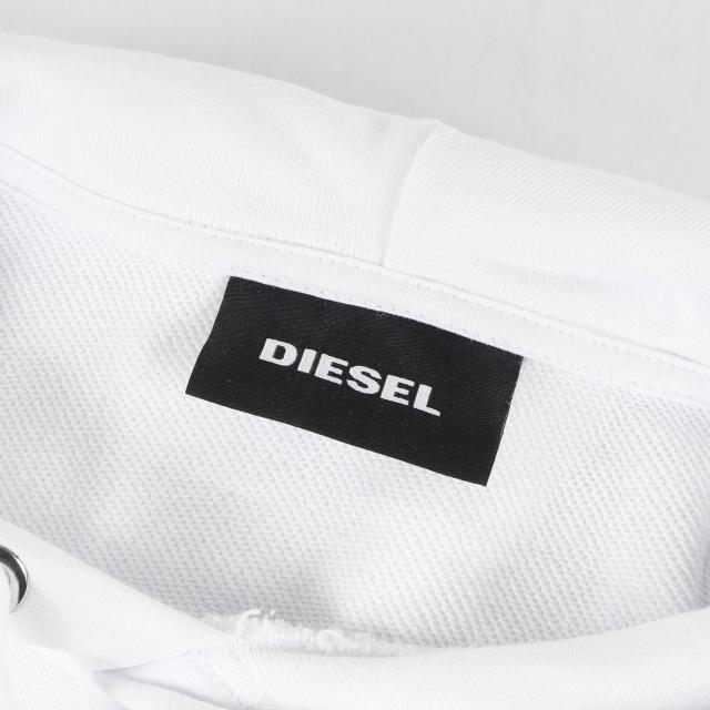 DIESEL ディーゼル パーカー ホワイト 白 サイズ:XS | グラフィック