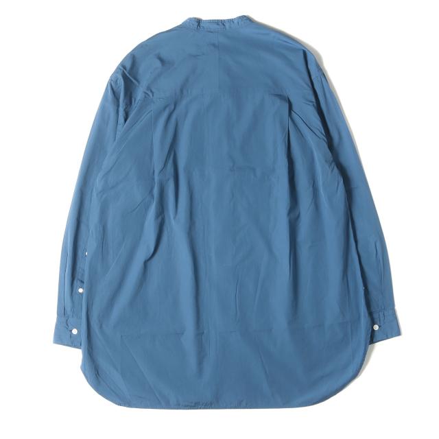 :colon コロン シャツ ブルー サイズ:1 | 24AW 1インプリーツ ブロード ロング シャツ (CSH-1) | 日本製 | トップス カジュアルシャツ 長袖【メンズ】【中古】【新品同様】【K4543】_1