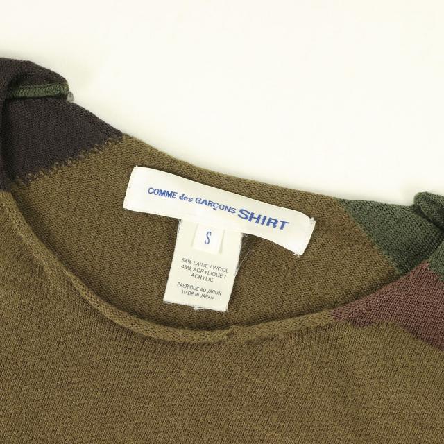COMME des GARCONS SHIRT コムデギャルソン シャツ ニット カーキ