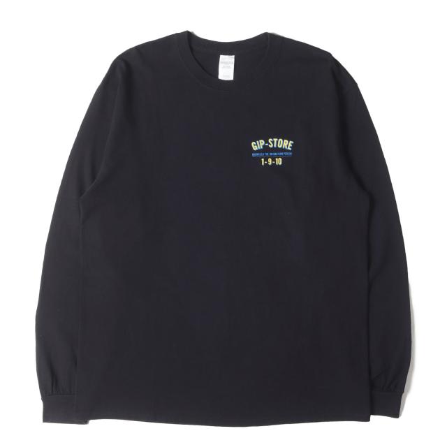 WTAPS ブラック ロングスリーブ Tシャツ
