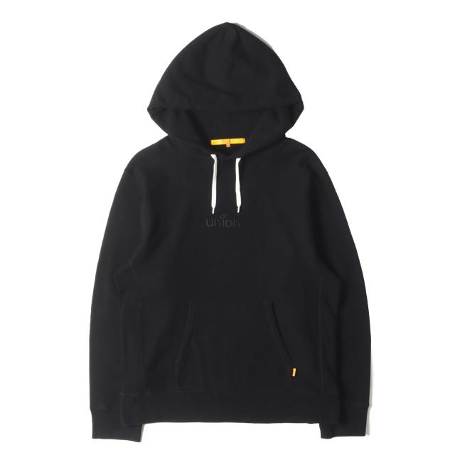 UNION ユニオン パーカー サイズ:L | 21AW ブランドロゴ刺繍 ヘビーウエイト スウェットパーカー | トップス フーディー プルオーバー【メンズ】【中古】【K4545】