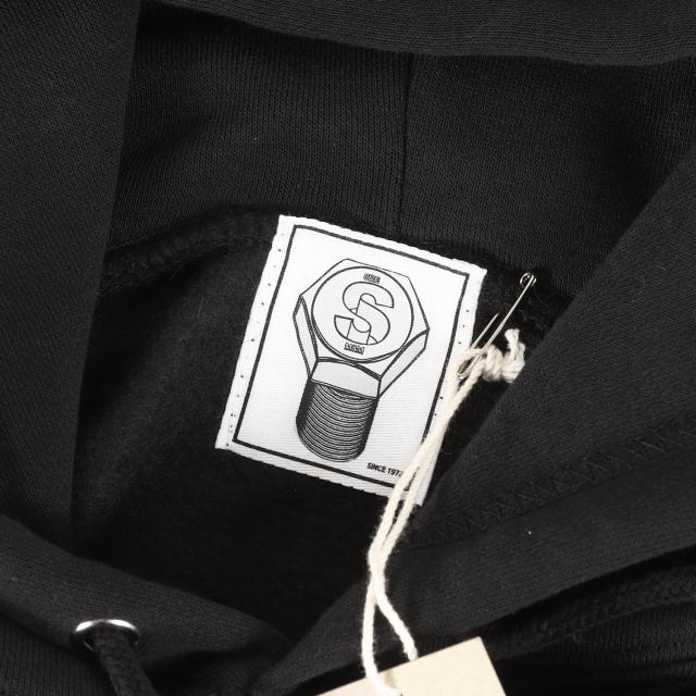 M&M エムアンドエム パーカー ブラック 黒 サイズ:S | 25SS ブランドロゴ スウェットパーカー (PULL OVER PARKA) | トップス フーディー プルオーバー【メンズ】【K4545】 M&M エムアンドエム パーカー ブラック 黒 サイズ:S | 25SS ブランド