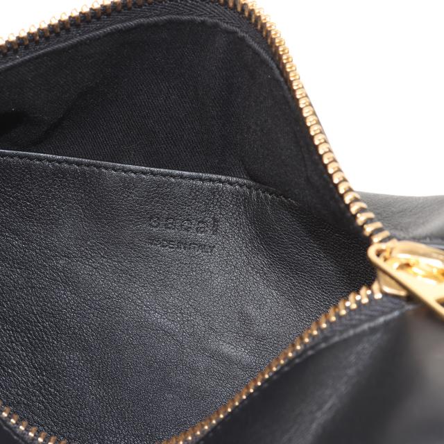 Sacai サカイ バッグ ブラック 黒 | 現行モデル ラムスキン コーナーメタル ショルダー バッグ (Corner Metal Shoulder Bag S155-01) | イタリア製 | ブランド カバン【メンズ】【中古】【K4566】_5