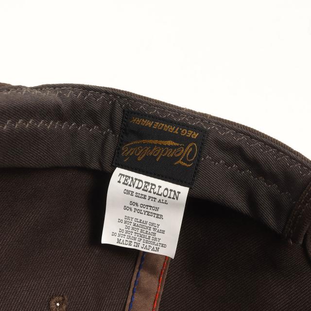 TENDERLOIN テンダーロイン キャップ ブラウン サイズ:ONE SIZE | ワッペン付き 6パネル トラッカーキャップ (T-TRUCKER CAP T/C) | ブランド 帽子 スナップバック【メンズ】【中古】【K4547】_3