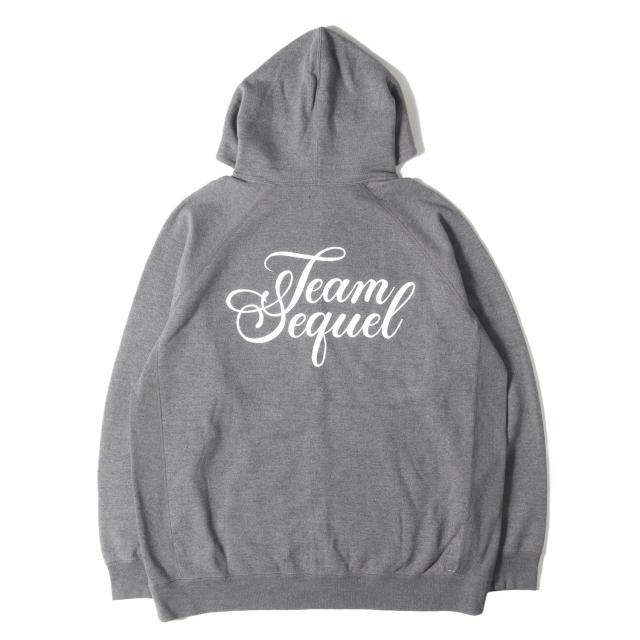 SEQUEL シークエル パーカー グレー サイズ:XL | 24SS ブランドロゴ ジップ スウェットパーカー (ZIP HOODIE) | トップス フーディー【メンズ】【中古】【K4547】_1