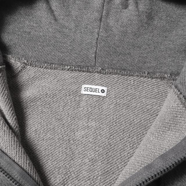 SEQUEL シークエル パーカー グレー サイズ:XL | 24SS ブランドロゴ ジップ スウェットパーカー (ZIP HOODIE) | トップス フーディー【メンズ】【中古】【K4547】_2