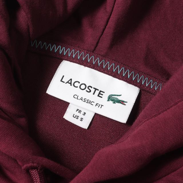 ラコステ メンズ プレミアム スウェット フルジップ パーカー LACOSTE SHIRT SH111EL Navy-166 4-JAPAN-L LACOSTE ラコステ パーカー スウェット メンズ プレミアムスウェット