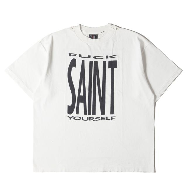 DAVID BOWIE SAINT MICHAEL L/S 長袖 白 DAVID BOWIE SAINT MICHAEL