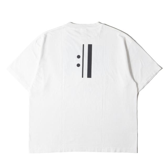 SAINT MICHAEL セントマイケル Tシャツ ホワイト 白 サイズ:XL | 25SS シン・エヴァンゲリオン劇場版:|| GEEKS RULE ヴィンテージ加工 Tシャツ (EV_SS TEE) | トップス カットソー 半袖 | コラボ【メンズ】【K4549】_1