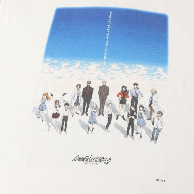 SAINT MICHAEL セントマイケル Tシャツ ホワイト 白 サイズ:XXL | 25SS シン・エヴァンゲリオン劇場版:|| GEEKS RULE ヴィンテージ加工 Tシャツ (EV_SS TEE) | トップス カットソー 半袖 | コラボ【メンズ】【K4549】_3