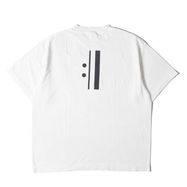 SAINT MICHAEL セントマイケル Tシャツ ホワイト 白 サイズ:L | 25SS シン・エヴァンゲリオン劇場版:|| GEEKS RULE ヴィンテージ加工 Tシャツ (EV_SS TEE) | トップス カットソー 半袖 | コラボ【メンズ】【K4549】_1