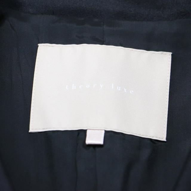 theory luxe セオリーリュクス ジャケット ブラック 黒 サイズ:38(M) | 25春夏 ハーフスリーブ サテン テーラード ジャケット | Floyed Mira Jacket | ボクシーシルエット | 日本製 | アウター ブレザー 上着 半袖【レディース】【中古】【K4549】 theory luxe セオリーリュクス ジャケット ブラック 黒 サイズ:38(M