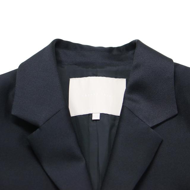 theory luxe セオリーリュクス ジャケット ブラック 黒 サイズ:38(M) | 25春夏 ハーフスリーブ サテン テーラード ジャケット | Floyed Mira Jacket | ボクシーシルエット | 日本製 | アウター ブレザー 上着 半袖【レディース】【中古】【K4549】_4