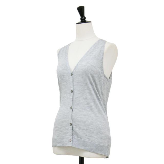 Theory セオリー ベスト グレー サイズ:S | 24秋冬 深Vネック ニット ベスト | REGAL WOOL SLIM VEST R ジレ ノースリーブ ウール | トップス セーター【レディース】【中古】【K4549】_2