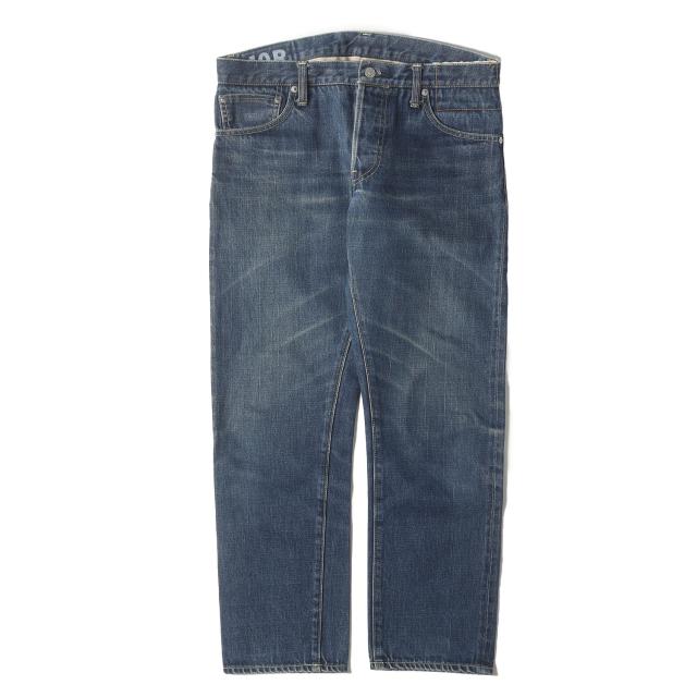 visvim ビズビム パンツ インディゴ サイズ:34×28 | セルビッチ アンクルカット デニムパンツ (SOCIAL SCULPTURE 10R) | ボトムス ジーンズ ジーパン | 日本製【メンズ】【中古】【K4550】