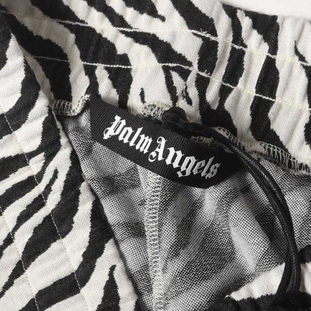 Palm Angels パーム エンジェルス パンツ ブラック ホワイト 黒白 サイズ:M | 21AW ゼブラ柄 ジャガード ジャージー トラックパンツ (Zebra Jqrd Track Pants) | ボトムス ズボン | イタリア製【メンズ】【K4550】_2