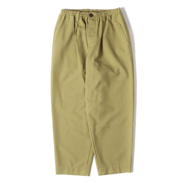 MARNI マルニ パンツ カーキ サイズ:44 | 24SS ウール トロピカル ワイド イージーパンツ | ボトムス ズボン【メンズ】【中古】【美品】【K4550】