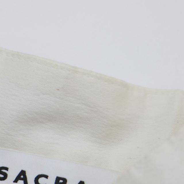 SACRA サクラ ベスト ホワイト 白 サイズ:38(M) | 24春夏 フロントファスナー クロップド ベスト | CO/PE TUMBLER FINISH GILET | ジレ ハイネック ドローコード コットン | 日本製 | トップス【レディース】【中古】【K4550】_8
