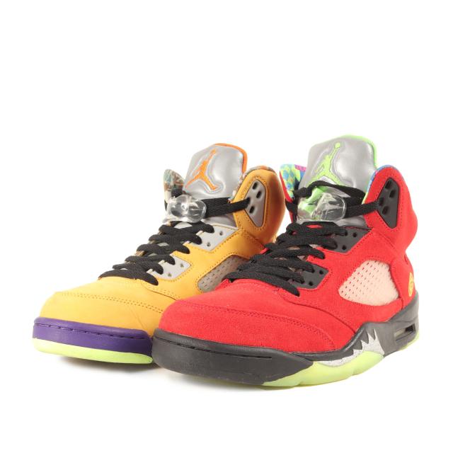 NIKE ナイキ サイズ:US8.5(26.5cm) | AIR JORDAN 5 RETRO SE WHAT THE (CZ5725-700) | エアジョーダン5 レトロ ワット ザ | バーシティメイズ ソーラーオレンジ | ハイカット スニーカー シューズ 靴【メンズ】【中古】【K4551】