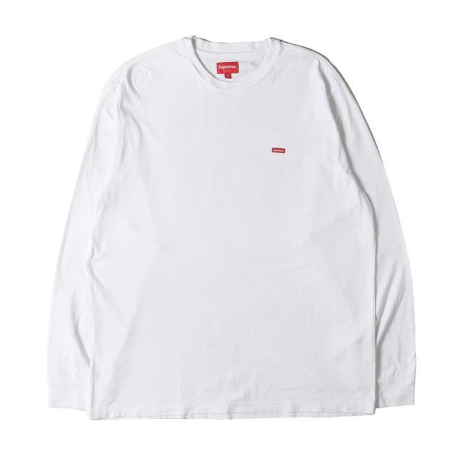 Supreme シュプリーム Tシャツ ホワイト 白 サイズ:L | スモールボックスロゴ ロングスリーブ Tシャツ (Small Box L/S Tee) | トップス カットソー 長袖【メンズ】【中古】【K4551】