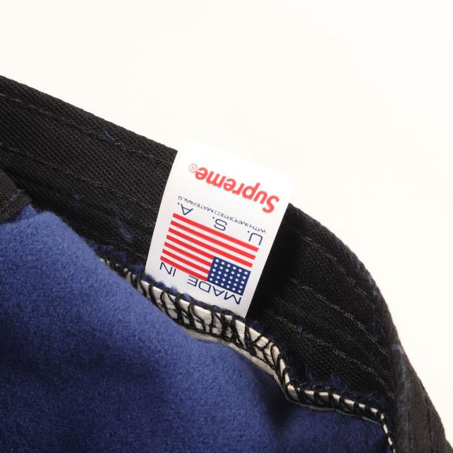 Supreme シュプリーム キャップ ネイビー 紺 サイズ:FREE | 22AW スワール フリース ボックスロゴ キャンプキャップ (Swirl Fleece Camp Cap) | BOX LOGO | ブランド 帽子【メンズ】【中古】【美品】【K4552】_3