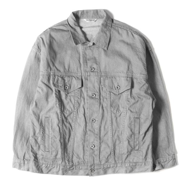 COOTIE クーティー ジャケット グレー サイズ:L | 21SS 3rdタイプ オーバーサイズ デニムジャケット (Raza Denim Jacket) | アウター ブルゾン 上着【メンズ】【中古】【K4559】
