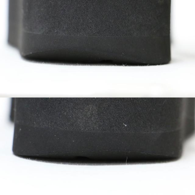 Gianvito Rossi ジャンヴィト ロッシ サンダル ブラック 黒 サイズ:36 1/2(23.5cm) | 24春夏 マリン ナッパレザー サンダル | MARINE NAPPA | フラット ストラップ 厚底 ラバー | イタリア製 | シューズ 靴【レディース】【中古】【K4555】