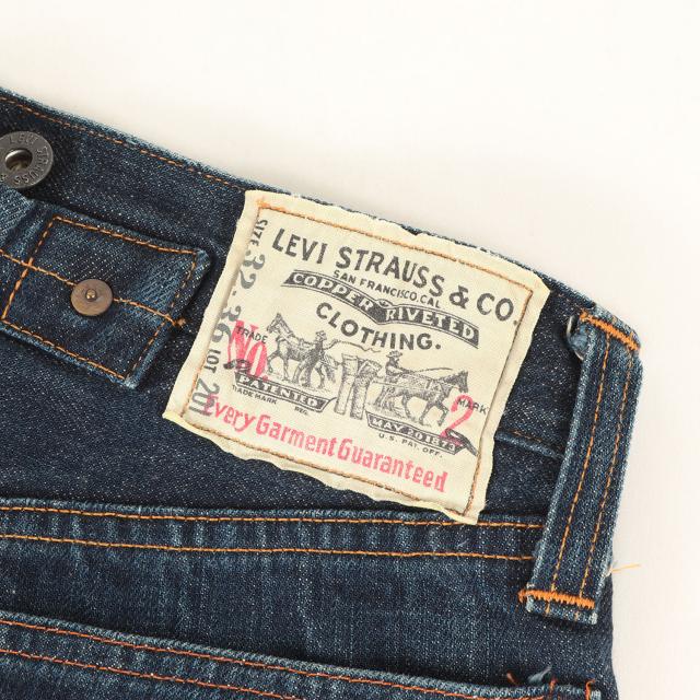 【バレンシア工場 USA製】Levis / vintage ヴィンテージ リーバイス パンツ インディゴ サイズ:32×36 | 90s 1920年代復刻 201 デニムパンツ | 20201-0020 | ボタン裏刻印555 | ボトムス ジーンズ ジーパン 【メンズ】【中古】【K4554】 バレンシア工場 USA製】Levis / vintage ヴィンテージ リーバイス