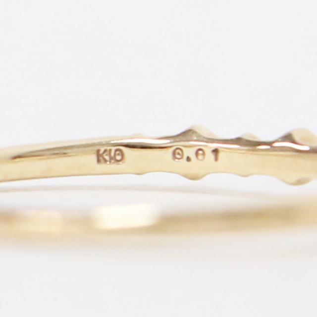 NOJESS リング 7号 ダイヤモンド NOJESS ノジェス リング ゴールド