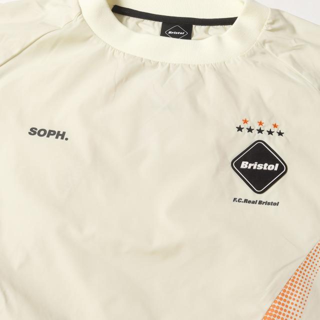 F.C.Real Bristol エフシーレアルブリストル オフホワイト 白 サイズ:S | 25SS ナイロン プラクティス ピステ (PRACTICE PISTE) | トップス プルオーバー【メンズ】【K4556】