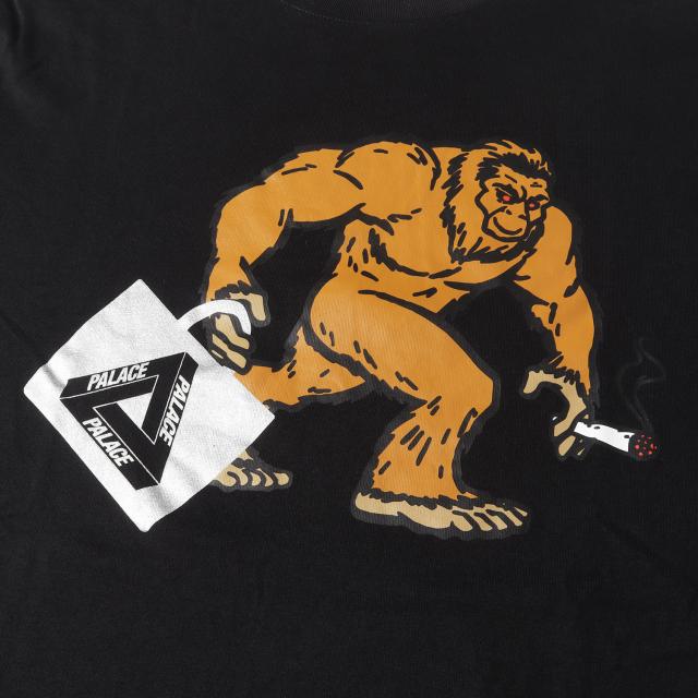 PALACE パレス Tシャツ ブラック 黒 サイズ:XL | 22AW モンスター