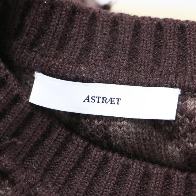 ASTRAET アストラット ニット ブラウン サイズ:FREE | 24春夏 5G