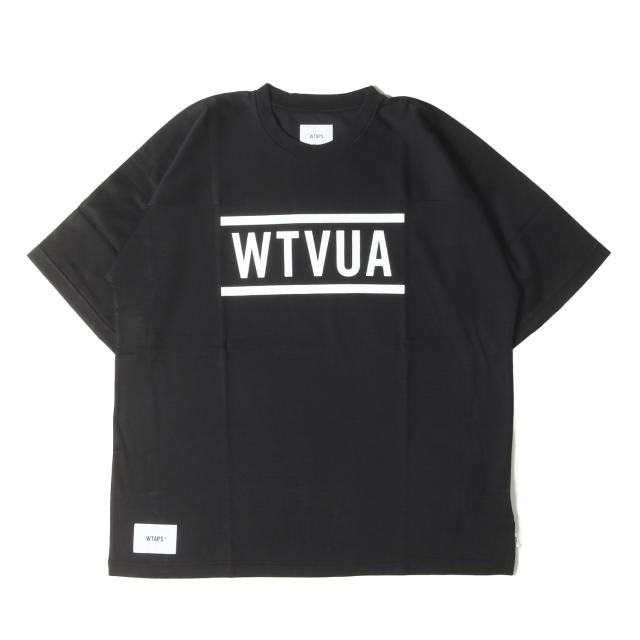 WTAPS ダブルタップス Tシャツ ブラック 黒 サイズ:L | 23AW WTVUAロゴ フットボール ジャージ トップ (QB / SS / RACO. BRACKETS) | トップス カットソー 半袖【メンズ】【K4558】
