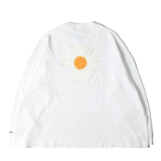 NIKE ナイキ Tシャツ ホワイト 白 サイズ:L | 23SS PEACEMINUSONE オーバーサイズ フラワープリント ロングスリーブTシャツ (NRG CF L/S T-SHIRT) | トップス カットソー 長袖【メンズ】【中古】【K4561】 NIKE ナイキ Tシャツ ホワイト 白 サイズ:L | 23SS PEACEMINUSONE