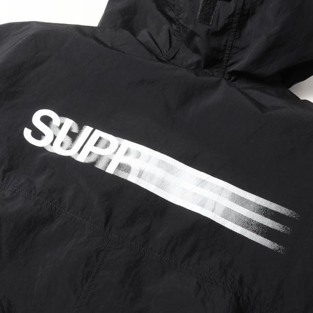 Supreme シュプリーム コート ブラック 黒 サイズ:L | 23SS モーションロゴ パッカブル ナイロン コート (Motion Logo Lightweight Parka) | アウター ジャケット 上着【メンズ】【K4561】 Supreme シュプリーム コート ブラック 黒 サイズ:L | 23SS モーション