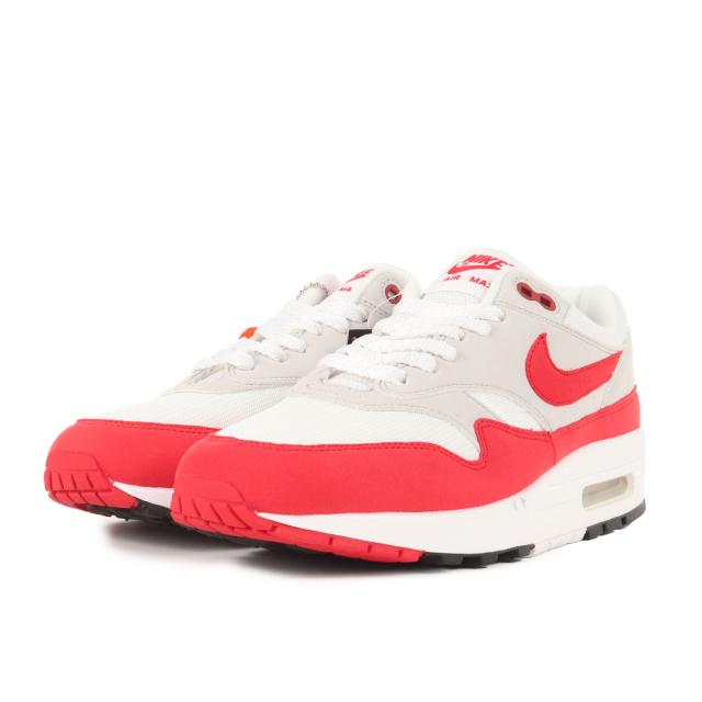 NIKE ナイキ サイズ:US7.5(25.5cm) | AIR MAX 1 ANNIVERSARY (908375-103) | エアマックス1 アニバーサリー | ホワイト ユニバーシティーレッド | ローカット スニーカー シューズ 靴【メンズ】【K4561】