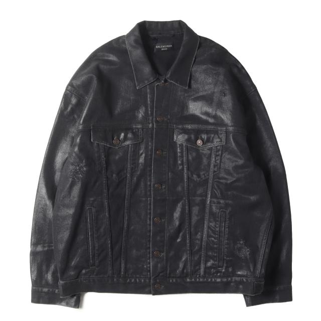 BALENCIAGA ブラックデニムジャケット UNIFIT BALENCIAGA ブラック